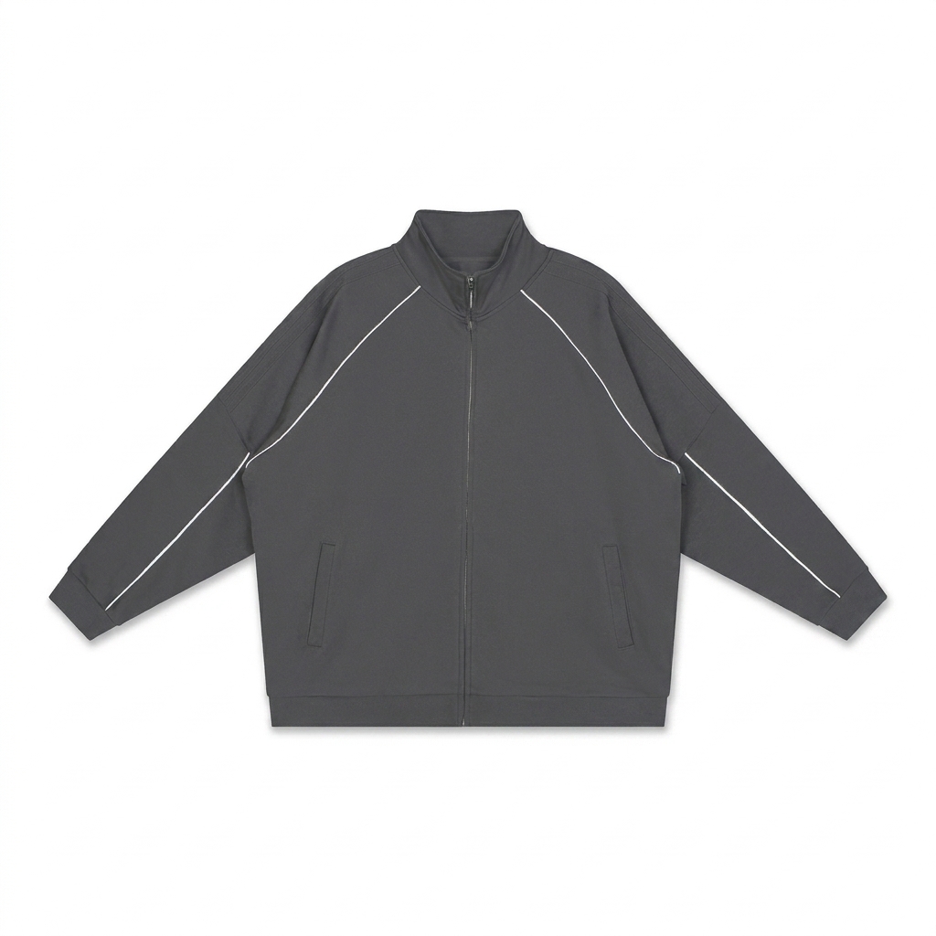 Custom Reflection Striped Raglan Jacket — Jackets