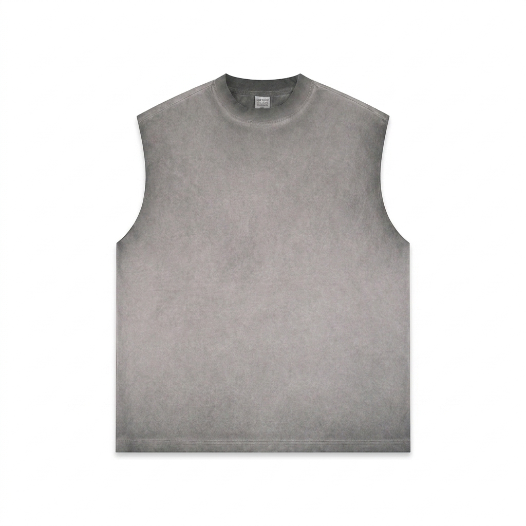 Custom Reverse Washed Tank Top — Tank Tops