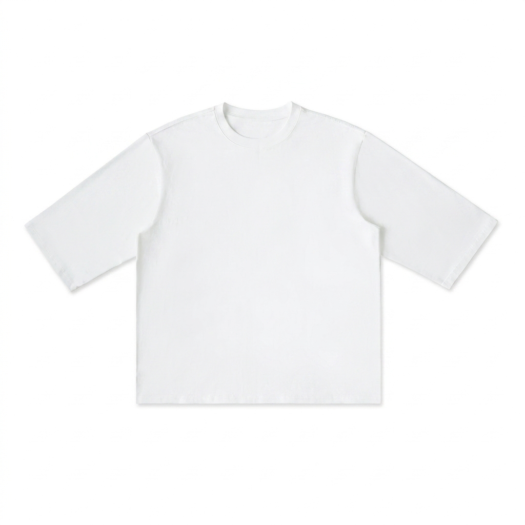 Custom Ribbed Half-Sleeve T-Shirt — T-Shirts