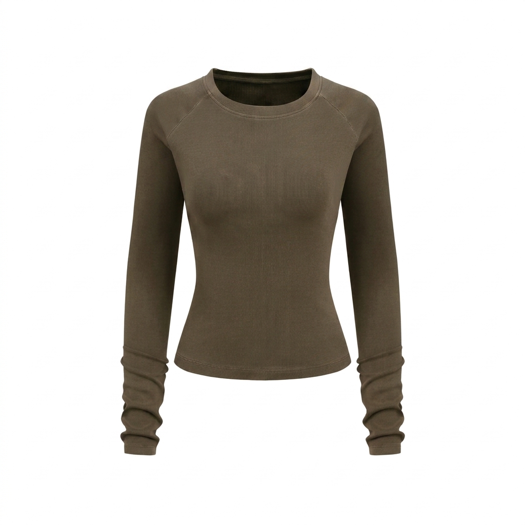 Custom Slim-Fit Raglan Long Sleeve Tee — Long Sleeves