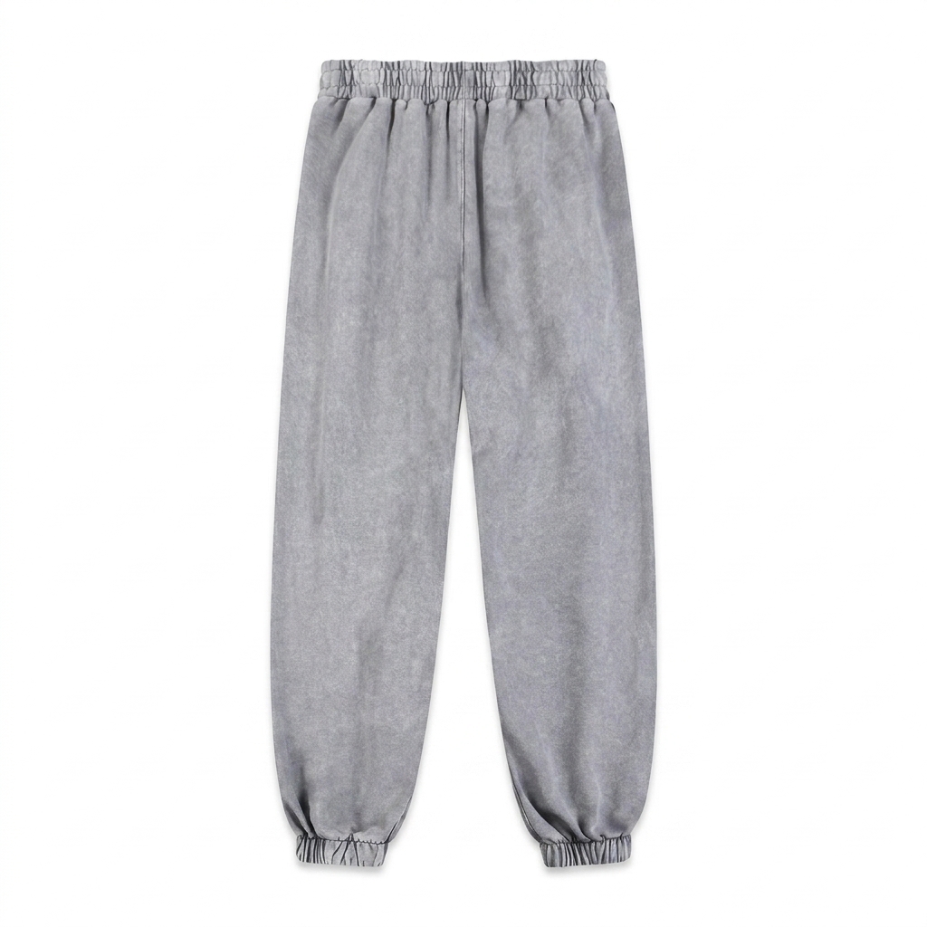 Custom Snow Wash Heavyweight Jogger Sweatpants — Pants