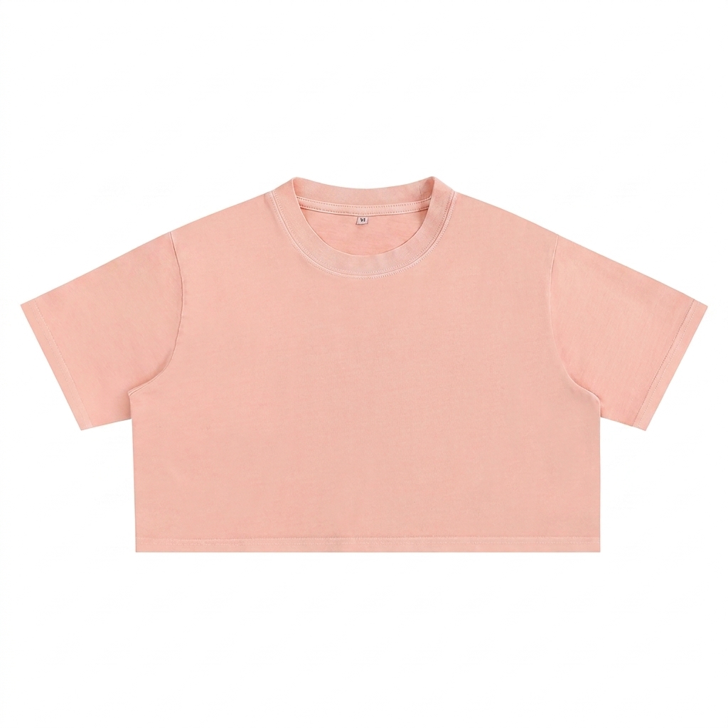 Custom Snow Washed Crop Top — T-Shirts