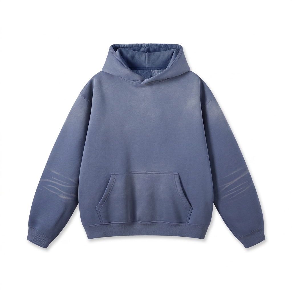 Custom Sunfade Fleeced Hoodie — Hoodies