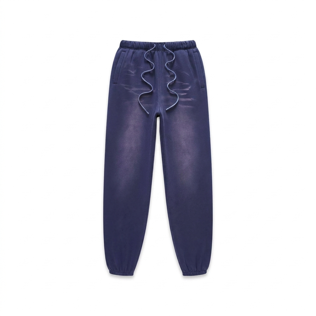 Custom Sunfade Fleeced Sweatpants — Pants