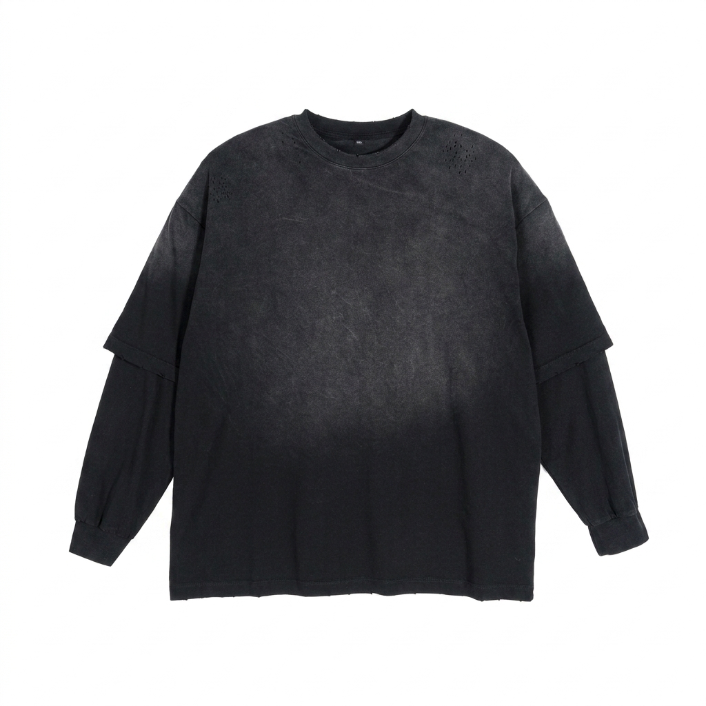 Custom Sunfade Layered T-Shirt — T-Shirts