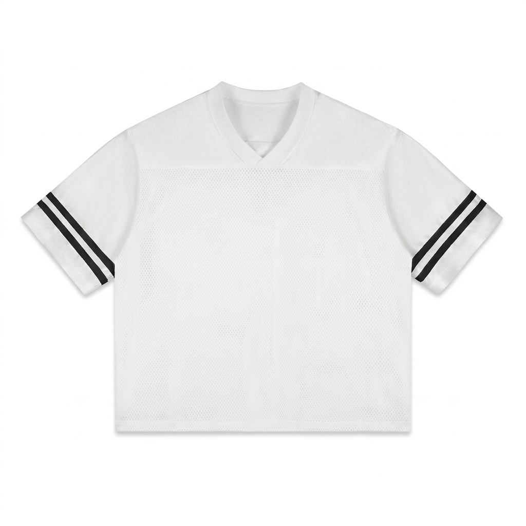 Custom Taped Mesh T-Shirt — T-Shirts