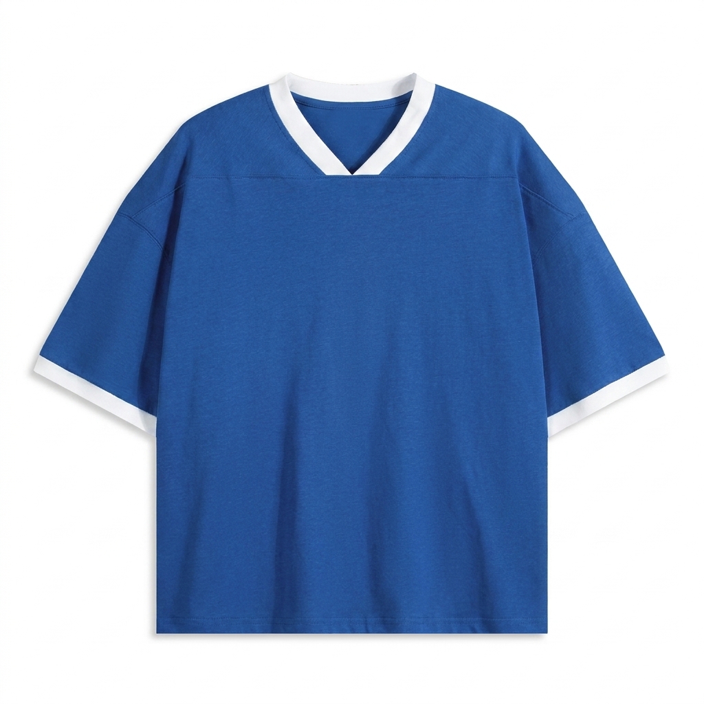 Custom Unisex Color Block Boxy T-Shirt — T-Shirts