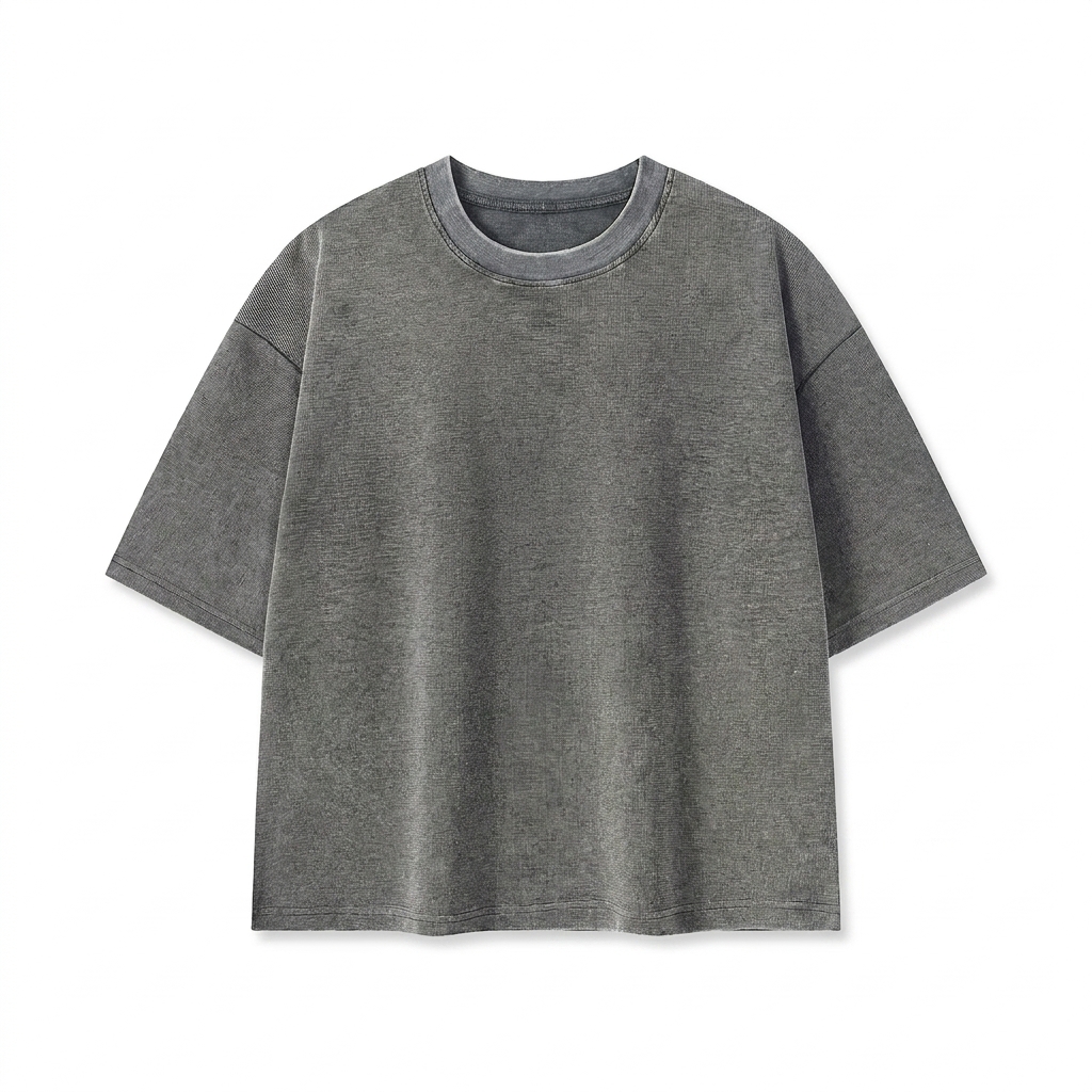 Custom Unisex Mineral Wash Boxy T-Shirt — T-Shirts
