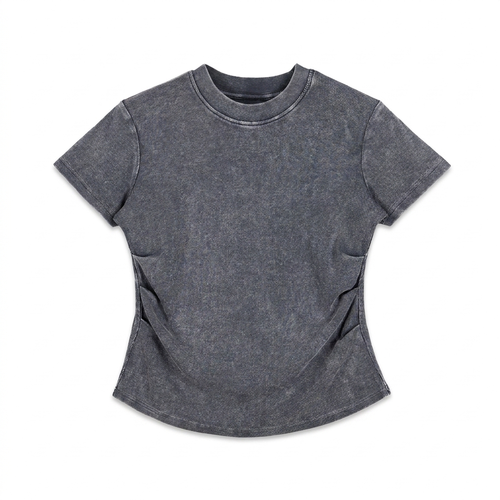 Custom Vintage Washed Bodycon T-Shirt — T-Shirts