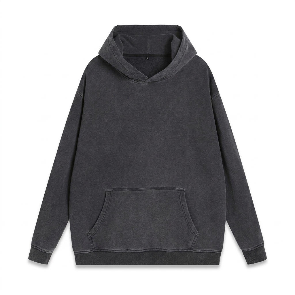 Custom Vintage Washed Cotton Hoodie — Hoodies
