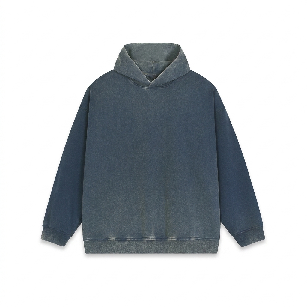 Custom Vintage Washed Gradient Hoodie — Hoodies
