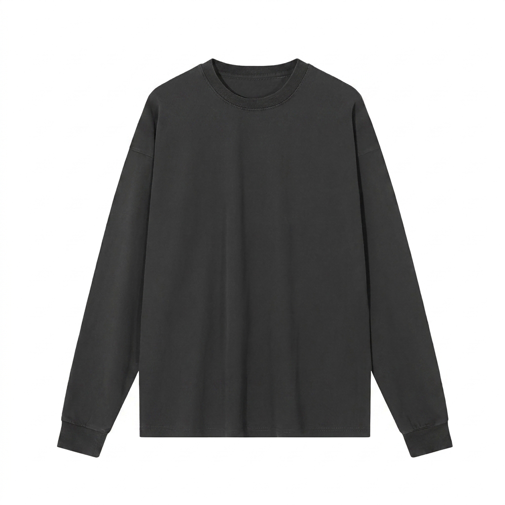 Custom Vintage Washed Long Sleeve T-Shirt — Long Sleeves