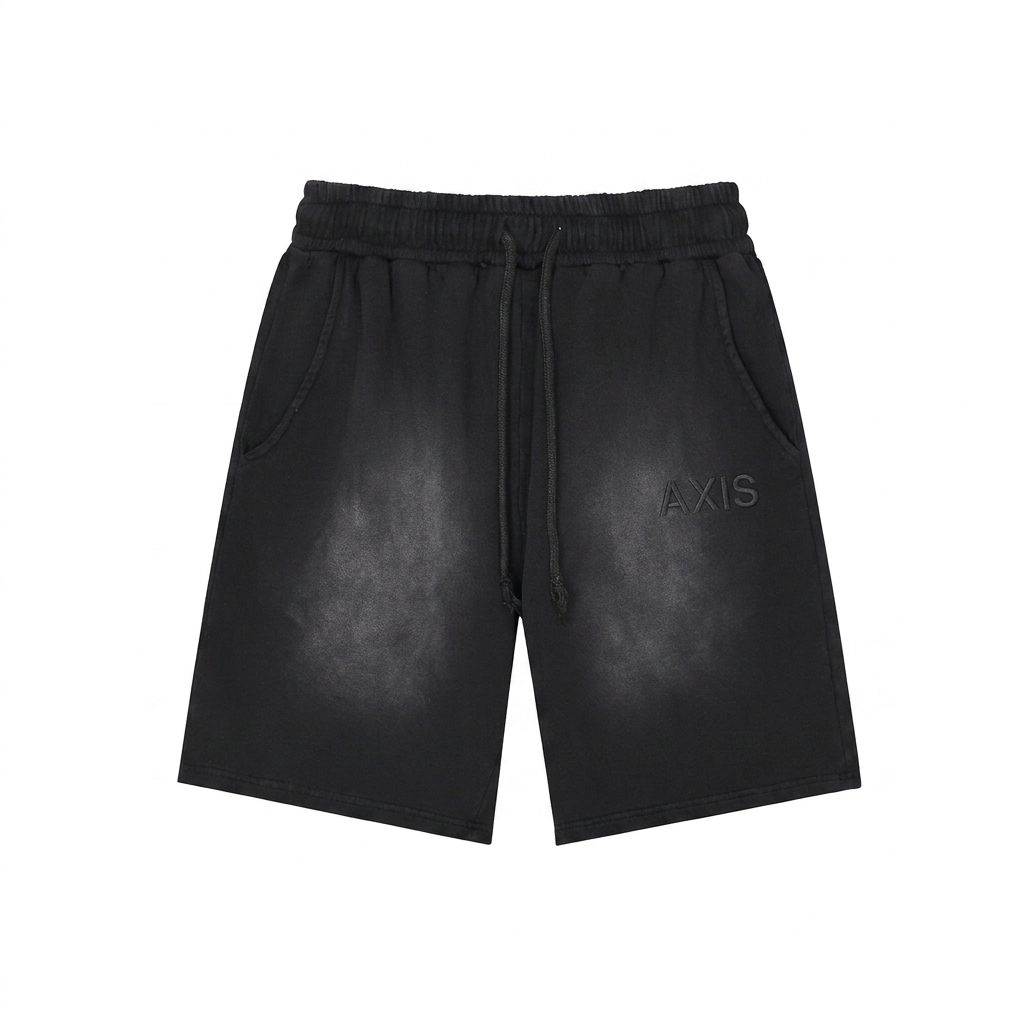 Custom Washed Cotton Lounge Shorts — Shorts