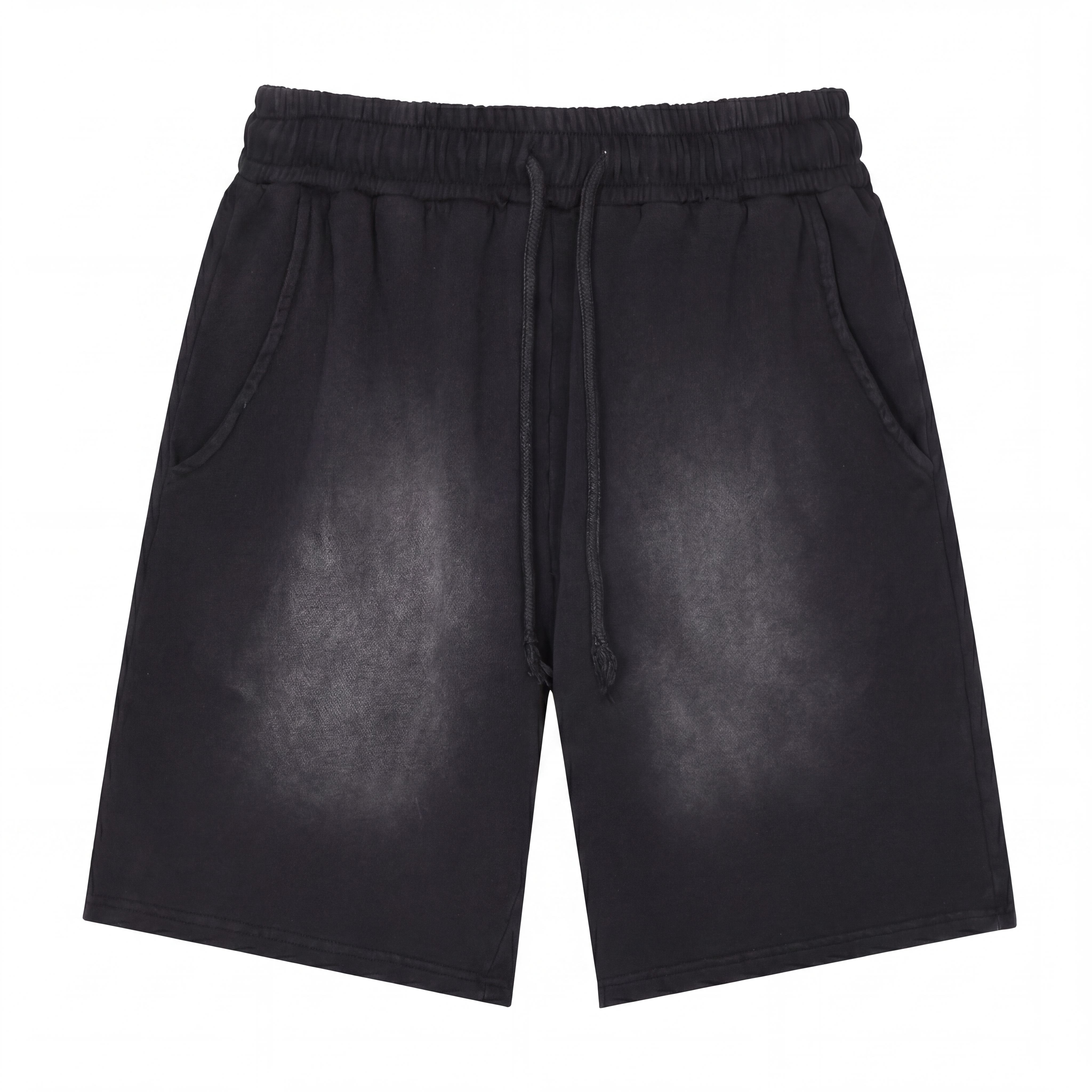 Custom Washed Cotton Lounge Shorts — Shorts