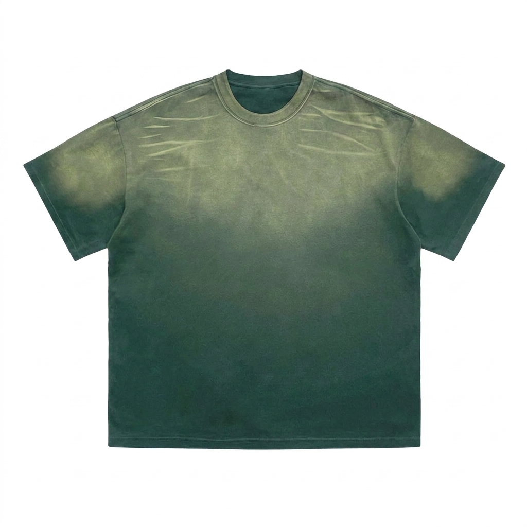 Custom Washed Tiger Stripe T-Shirt — T-Shirts