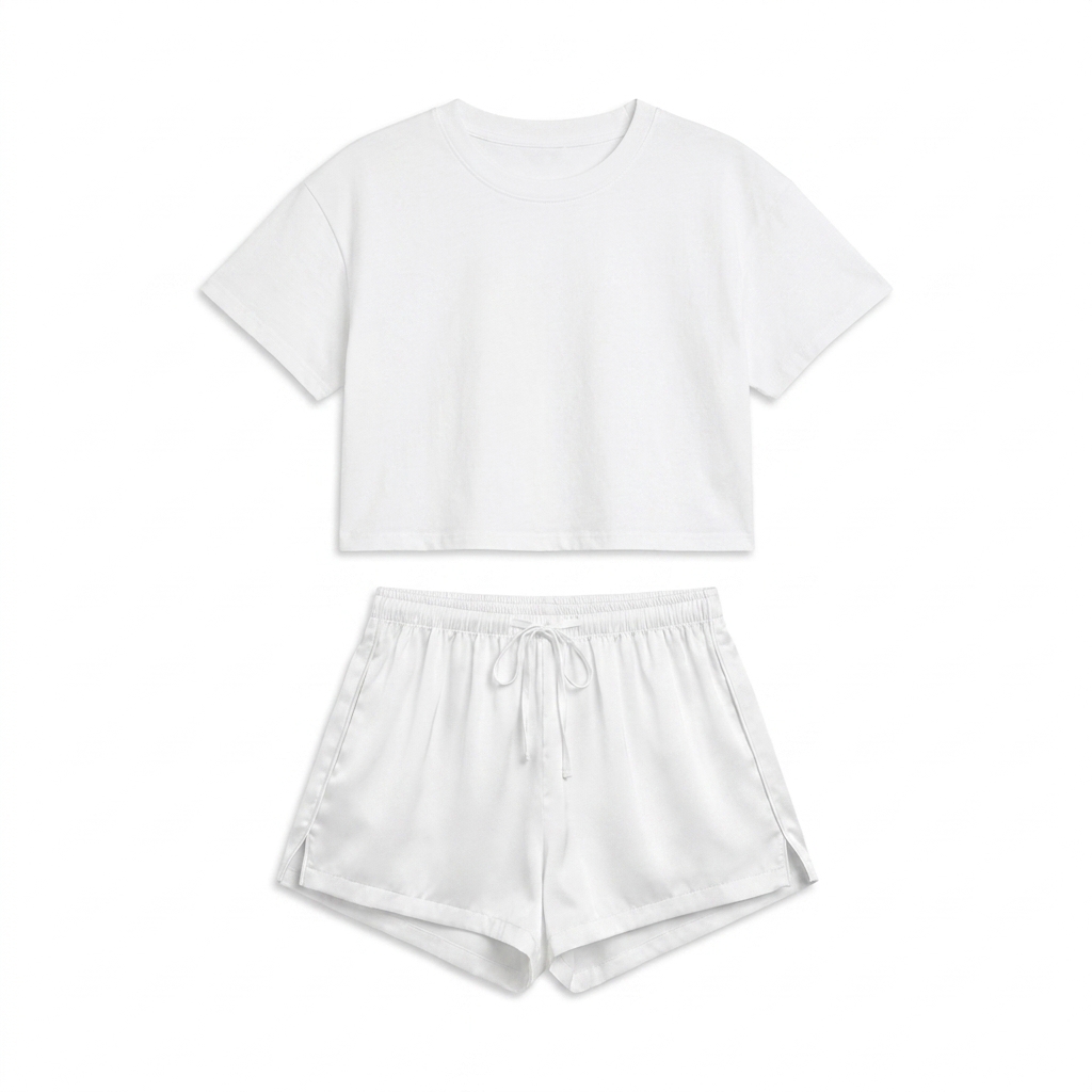 Custom All-Over Print Pajama Shorts — Shorts