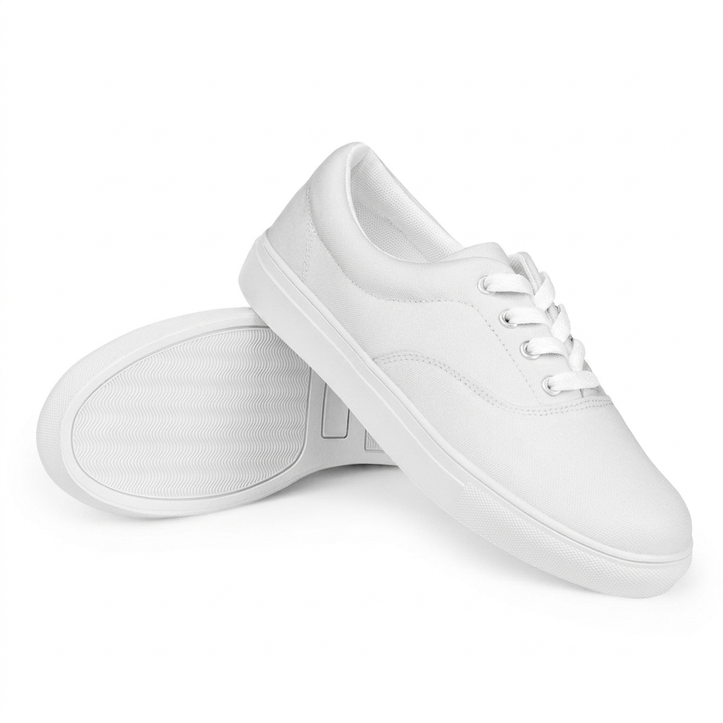 Custom Women's Canvas Lace-Up Shoes — Accessories