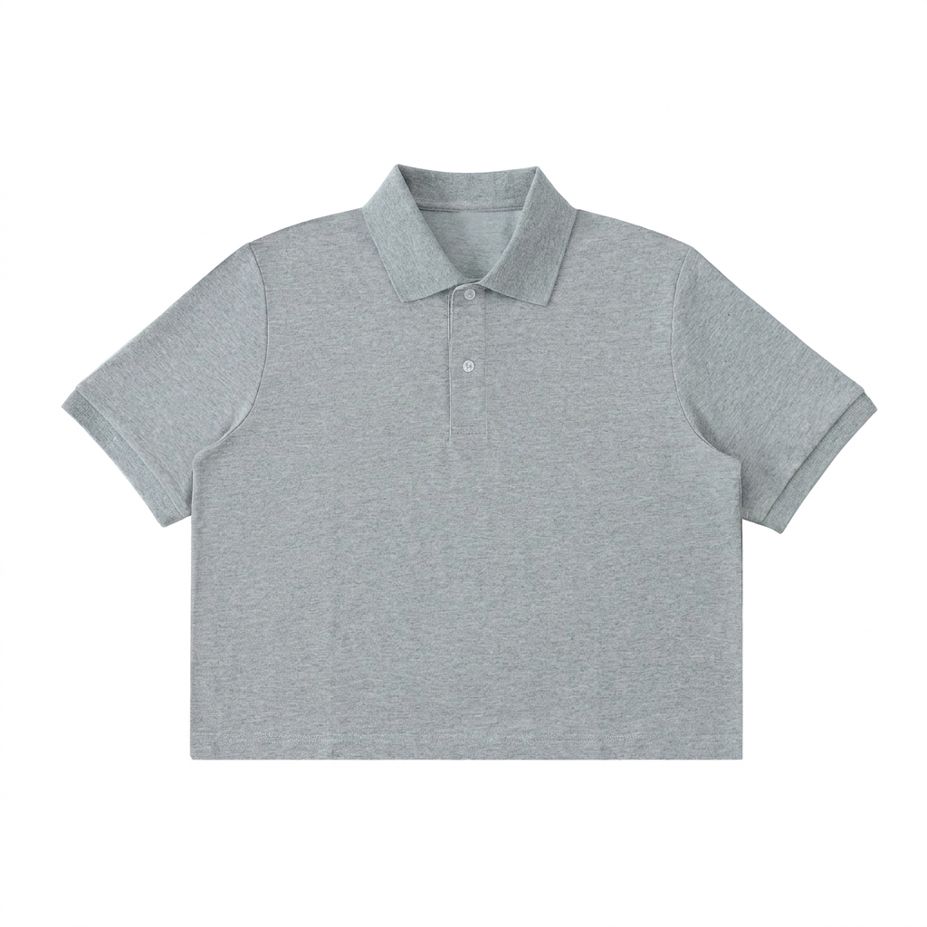 Custom Cropped Polo Shirt — Polos