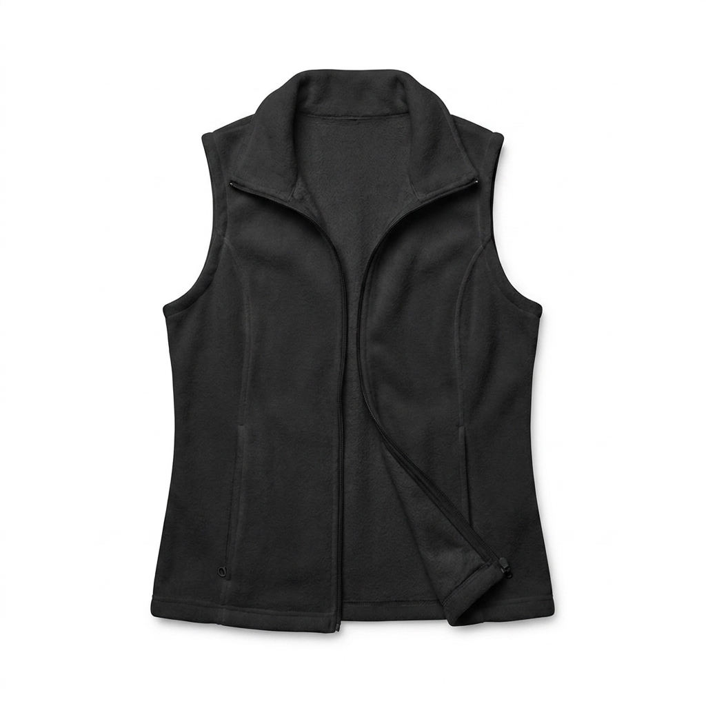 Custom Women's Fleece Vest — Jackets