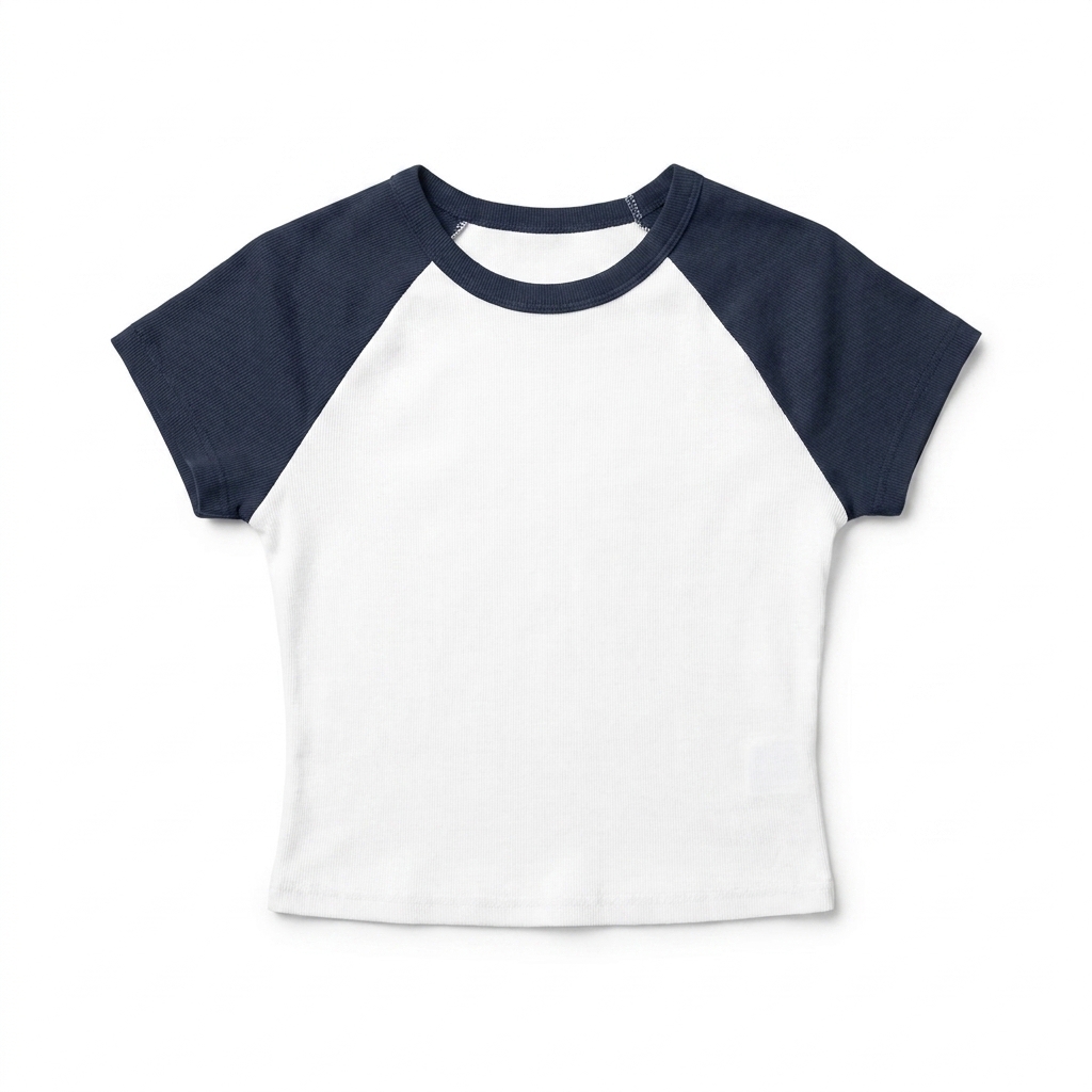 Custom Women's Micro Rib Raglan Tee — T-Shirts